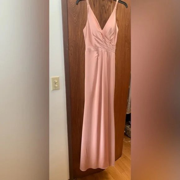 Faviana Couture Faille Satin Draped Gown - Picture 4 of 7